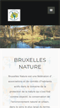 Mobile Screenshot of bruxellesnature.be